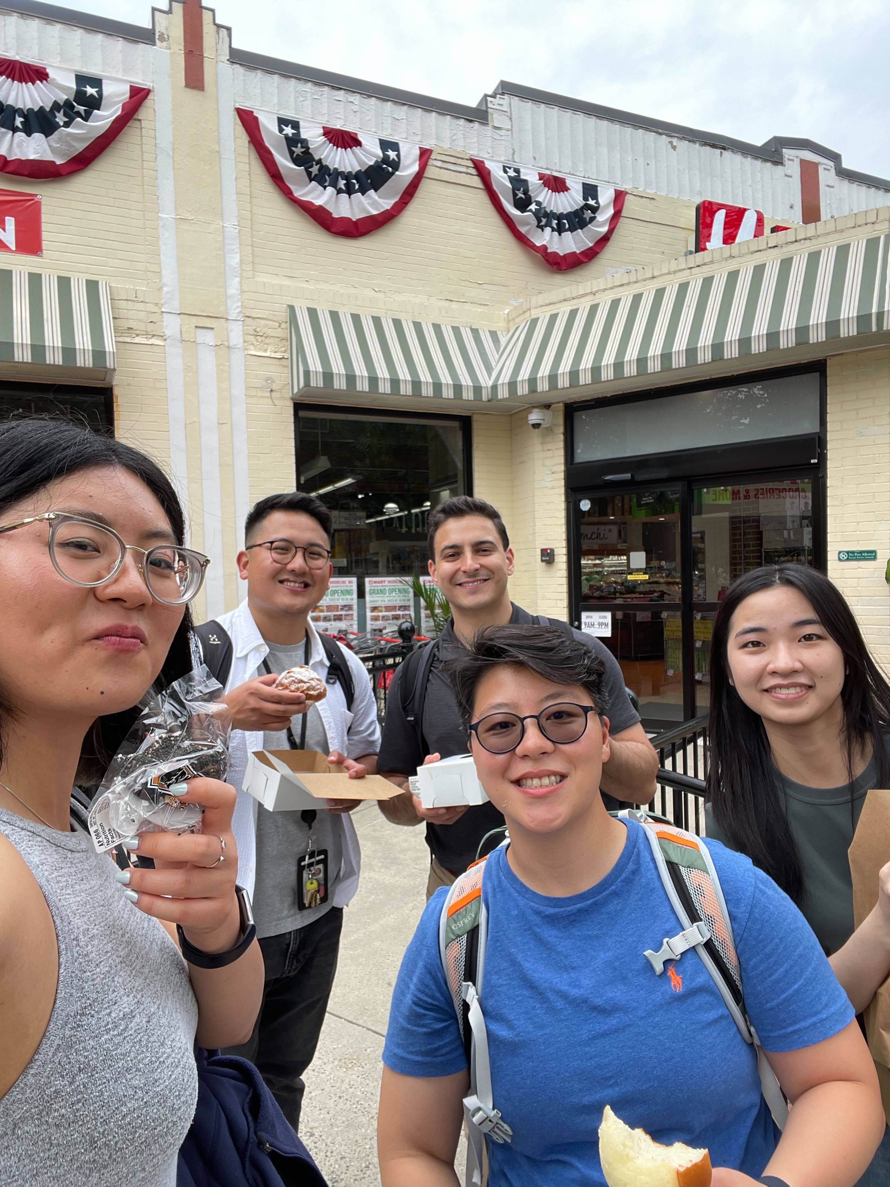 Support team from the Dries lab & snacks