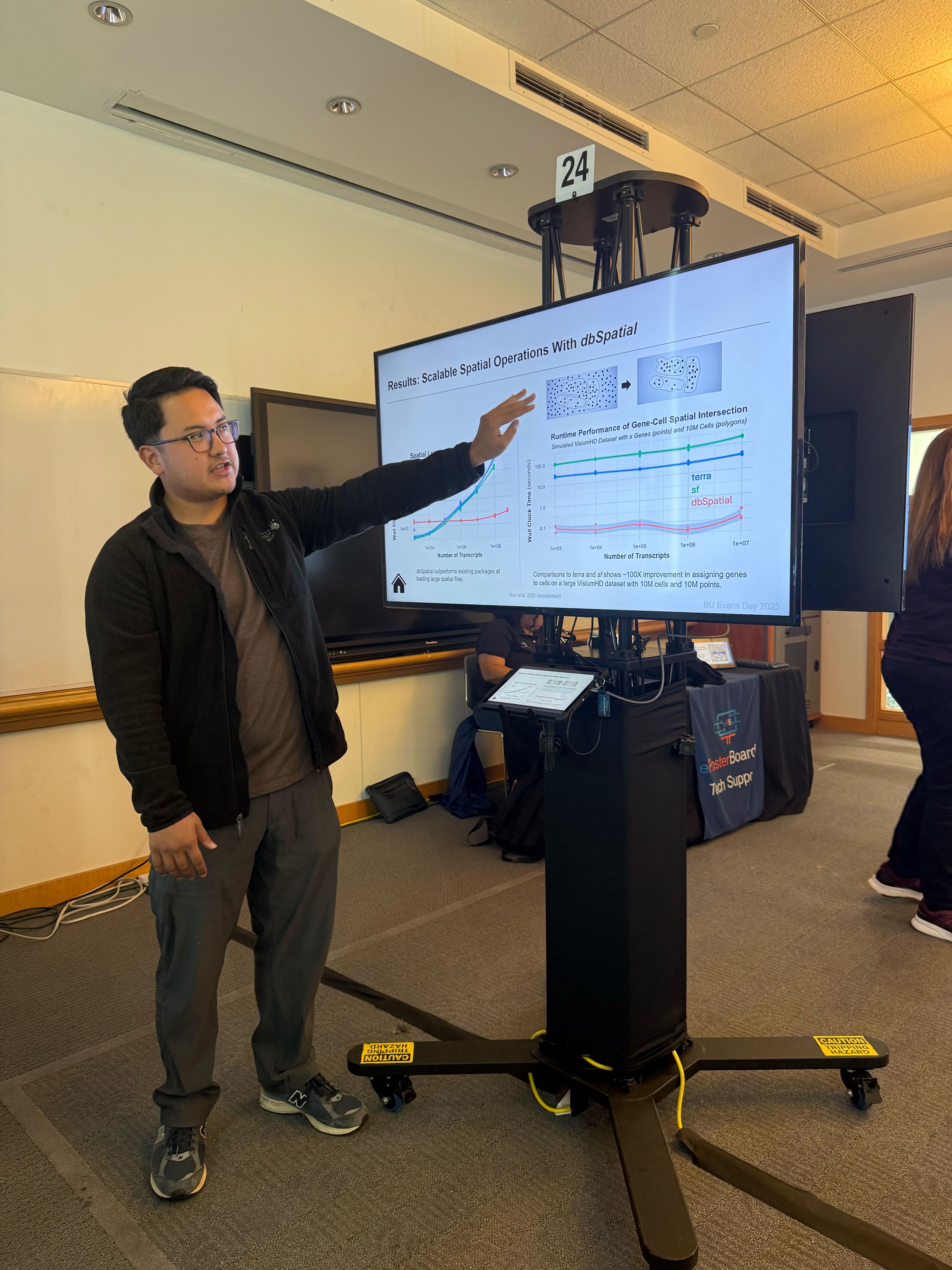 Eddie in the Midst of Presenting